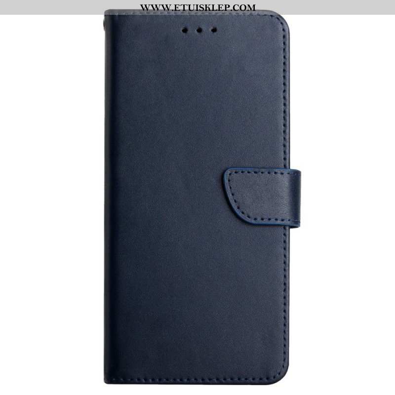 Etui Folio do Poco M5 Prawdziwa Skóra Nappa